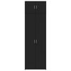 vidaXL Armario de madera de ingenier&iacute;a negro 70x42,5x225 cm