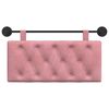 vidaXL Cabecera Colgante Rosa 90 x 55 x 7 cm Terciopelo