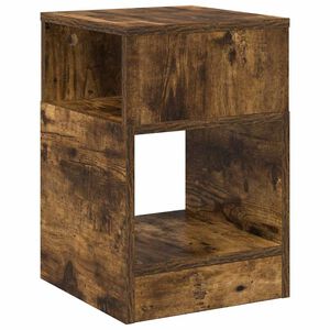 vidaXL Mesa Auxiliar Roble ahumado 30,5 x 30 x 45 cm