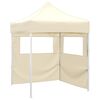 vidaXL Carpa de Fiesta Crema 200 x 200 x 315 cm Tela Oxford