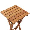 vidaXL Soporte para plantas de madera maciza de acacia 30x30x67 cm