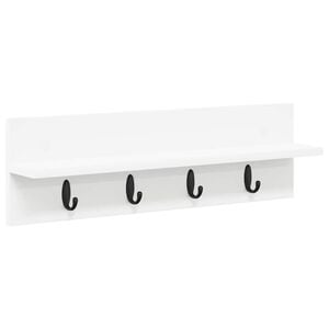 vidaXL Perchero de pared 60 x 10,5 x 18 cm Madera de ingenier&iacute;a