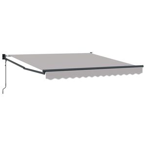 vidaXL Toldo Gris Claro 300 x 250 x 165 cm Poli&eacute;ster
