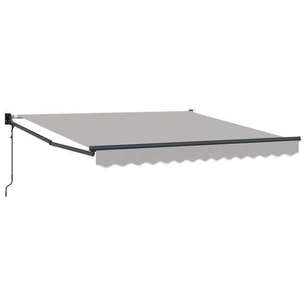 vidaXL Toldo Gris Claro 300 x 250 x 165 cm Poli&eacute;ster