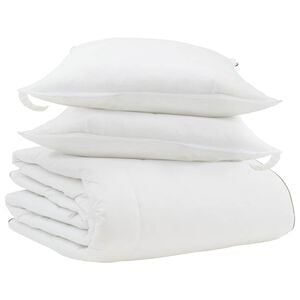 vidaXL Edred&oacute;n de Invierno con almohada 3 uds. Pluma de pato