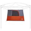 vidaXL Tienda interior Gris y naranja 280 x 220 x 176 cm tafet&aacute;n