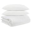 vidaXL Juego de Edred&oacute;n con almohada 3 pcs Pluma de pato