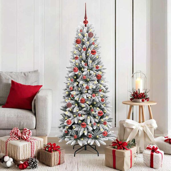 vidaXL &Aacute;rbol de Navidad artificial 150 cm PVC y Pl&aacute;stico y Acero y PE