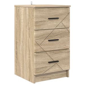 vidaXL Armario de Noche Roble Sonoma 38 x 38 x 66 cm