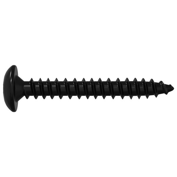 vidaXL Clavo de Roctado 12 pcs Negro M4 x 28 mm Acero