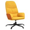 vidaXL Silla de relax de tela amarillo mostaza