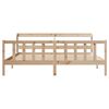 vidaXL Estructura de cama sin colch&oacute;n madera maciza de pino 180x200 cm