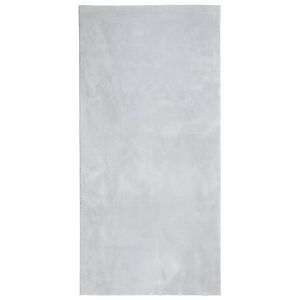 vidaXL Alfombra de pelo corto suave lavable HUARTE gris 100x200 cm