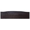 vidaXL Mesa consola de madera maciza caoba negro caf&eacute; 120x30x75 cm