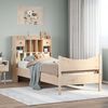 vidaXL Estructura de cama sin colch&oacute;n madera maciza pino 75x190 cm