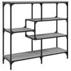 vidaXL Mesa consola madera contrachapada gris Sonoma 103x32x95 cm