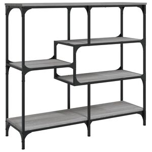 vidaXL Mesa consola madera contrachapada gris Sonoma 103x32x95 cm