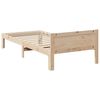 vidaXL Estructura de cama sin colch&oacute;n madera maciza de pino 90x200 cm