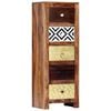 vidaXL Aparador de madera maciza de acacia 40x30x110 cm