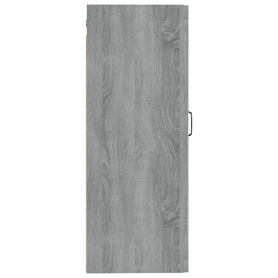 vidaXL Armario colgante madera de ingeniería gris sonoma 35x34x90 cm