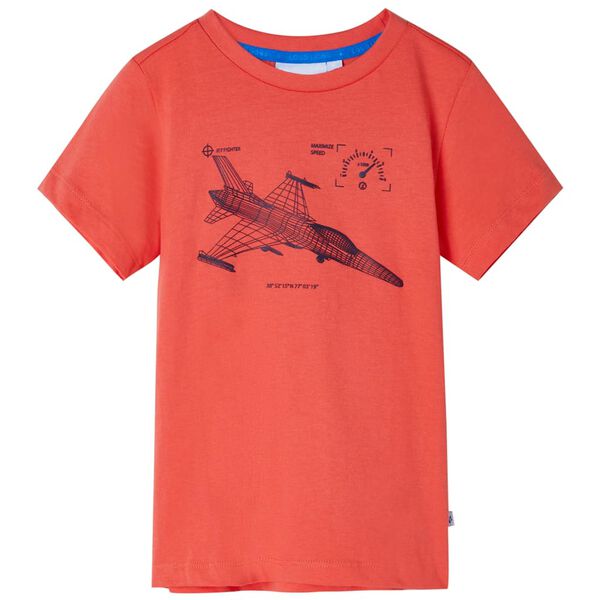 Camiseta infantil rojo claro 92