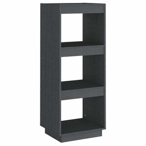 vidaXL Estanter&iacute;a/divisor de espacios madera de pino gris 40x35x103 cm