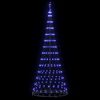 vidaXL Árbol de Navidad LED con 290 LED Azul 100 x 100 x 250 cm Metal