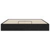 vidaXL Estructura de Cama Ottoman Roble Negro 203 x 160 x 25 cm