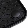 vidaXL Alfombrilla de Coche 2 pcs Negro TPE
