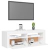 vidaXL Mueble para TV con luces LED blanco 120x35x40 cm