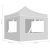 vidaXL Carpa plegable profesional con paredes aluminio blanco 3x3m