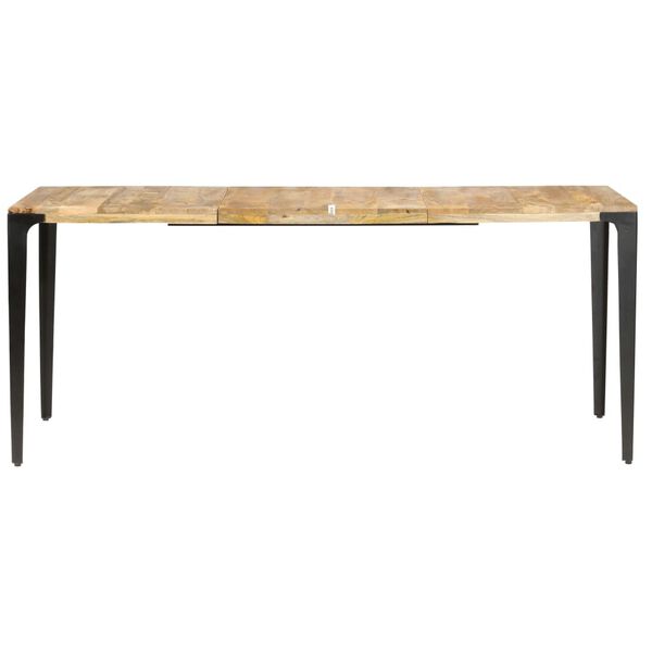 vidaXL Mesa de comedor de madera maciza de mango 180x90x76 cm