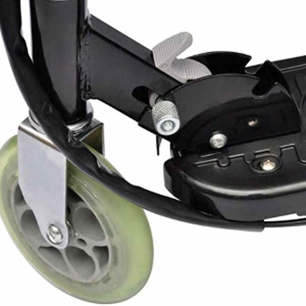 vidaXL Patinete el&eacute;ctrico con asiento negro 120 W