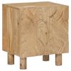 vidaXL Armario de noche hecho a mano Madera Teak Marr&oacute;n