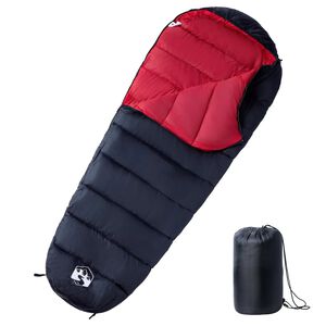 vidaXL Saco de dormir tipo momia de camping para adultos 3 estaciones