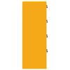 vidaXL Mueble archivador 2 pcs Amarillo Mostaza 44 x 50 x 106.5 cm