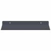 vidaXL Estante flotante 4 pcs Antracita 30 x 18 x 2,5 cm Acero