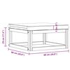 vidaXL Muebles de jard&iacute;n 3 piezas con cojines madera maciza de acacia