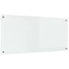 vidaXL Salpicadero de cocina Transparente 110 x 50 cm vidrio templado