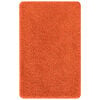 vidaXL Conjunto de alfombra de ba&ntilde;o antideslizante 2 pcs Naranja PP