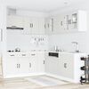 vidaXL Mueble de cocina Kalmar blanco 11 piezas madera contrachapada