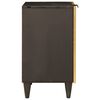 vidaXL Mueble de Cuarto de Ba&ntilde;o Negro y dorado 38 x 33 x 58 cm
