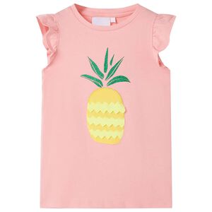 Camiseta infantil rosa 116