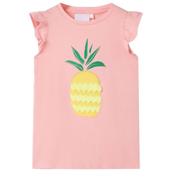 Camiseta infantil rosa 116