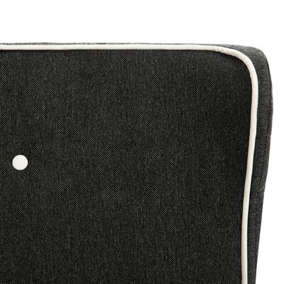 vidaXL Cama con colchón arpillera gris oscuro 90x200 cm