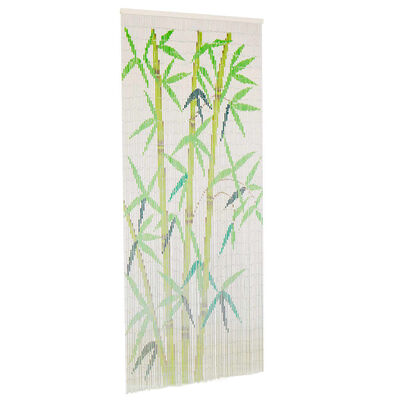 vidaXL Cortina de bambú para puerta contra insectos 90x200 cm