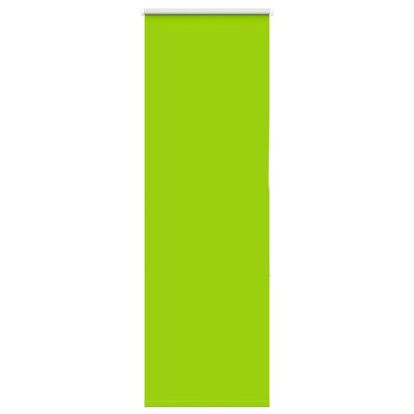 vidaXL Estor Enrollable Opaco hojas verde 40x130 cm Tela Ancho 35,7 cm