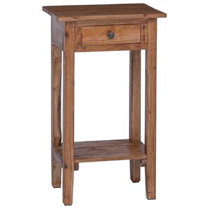 vidaXL Soporte de plantas Marr&oacute;n 34 x 25 x 52 cm Madera de Caoba