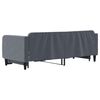 vidaXL Sofá cama nido terciopelo gris oscuro 90x200 cm