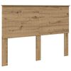 vidaXL Cabecero Roble artesanal 140 cm Madera contrachapada